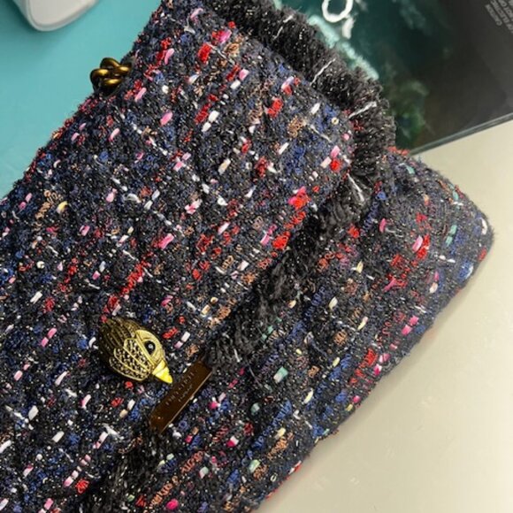 Kurt Geiger London Large Kensington Tweed Shoulder Bag - Picture 5 of 5
